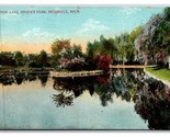 Mirror Lake Stock&#39;s Park Hillsdale Michigan MI 1910 DB Postcard R18 - $2.92