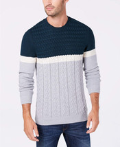Tasso Elba Mens Orli Cable Knit Sweater, Size XL - $49.49