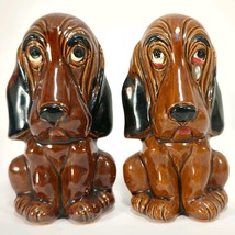 VTG Enesco Bloodhound Dog Salt And Pepper Novelty Shakers With Enesco Tags Japan - £6.57 GBP