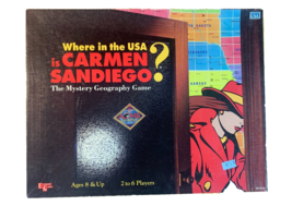 Where in the USA is Carmen Sandiego? Board Game The Mystery Geography As... - $9.89