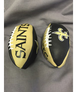 Set of 2 NFL Hacky Sack Kick Ball New Orleans Saints Mini 3.5&quot; - £7.85 GBP