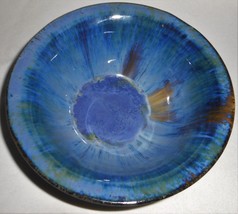 Early 1900s Fulper American Art Pottery Chinese Blue Flambe Bowl New Jersey - £193.81 GBP
