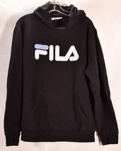 Fila Mens Fleece Hoodie Sweatshirt Black XL - £31.13 GBP