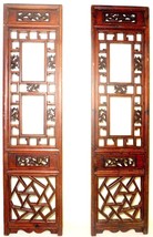 Antique Chinese Screen Panels (2783)(Pair), Cunninghamia Wood, Circa 180... - £346.56 GBP