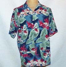 Chaps Ralph Lauren Hawaiian Tropical Floral Orchid Aloha Hip Pocket Shir... - £39.83 GBP
