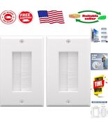 Single Gang Decorative Wall Plate - In-Wall Cable Management for TV Cables - $18.59 CAD