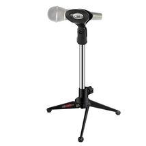 Desktop Mic Stand Tripod Universal Desk Microphone Holder Table Top Stands - $15.19