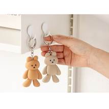 Donatdonat Korean Bear Character Silicone Figure Keyring Keychain Bag Key Holder image 6