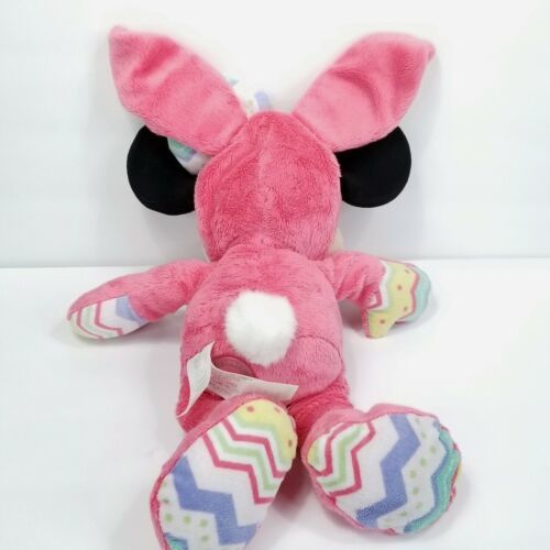 Disney Minnie Mouse 15" Plush Easter Egg Bunny Hot Pink Rabbit Stuffed Animal Item image 6