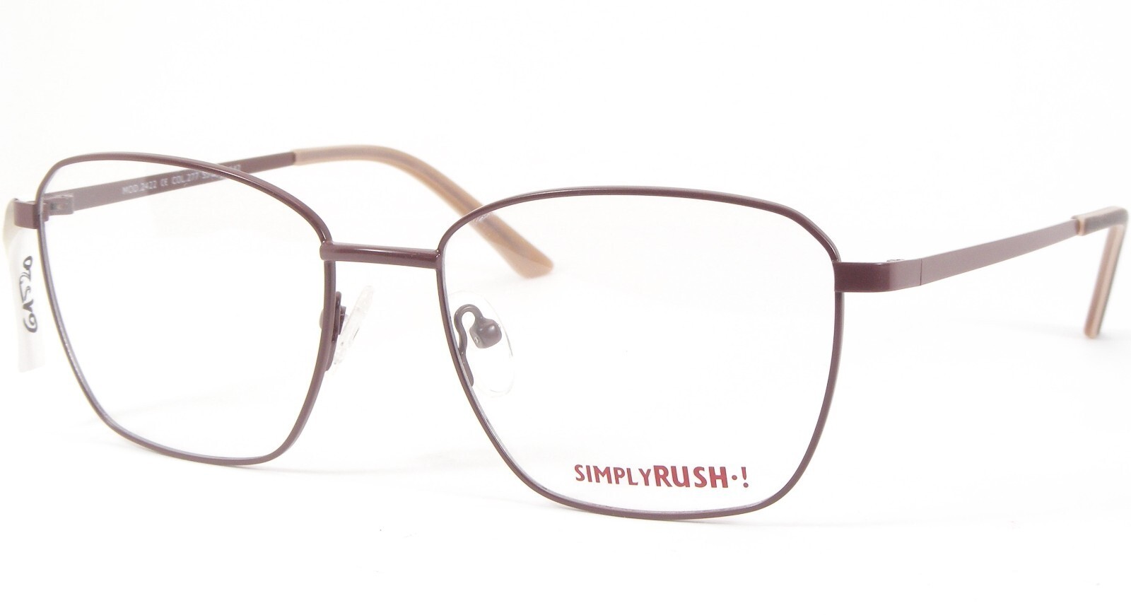 SIMPLY RUSH! By Röhm 2422 277 Plum Unico Raro Montatura Occhiali Rohm 53... - $66.35