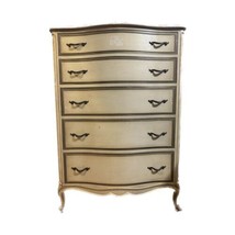 Drexel Touraine Chest Of Drawers French Provincial Painted Tall Boy - £662.61 GBP