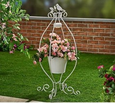 Barbara King Illuminated Planter with Filigree Stand - £55.01 GBP