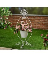 Barbara King Illuminated Planter with Filigree Stand - $97.01 CAD