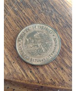 1964 Fitchburg Massachusetts 1/2 Dollar Token Chamber Of Commerce 50¢ - $10.39