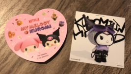 Sanrio MY MELODY KUROMI Netflix NYCC 2025 Comic Con Exclusive PROMO Stic... - $229.14 MXN
