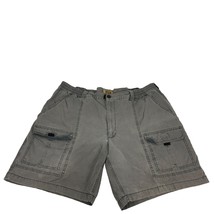 The Foundry Supply Co Mens Cargo Shorts Size 46 Gray Cotton Blend Relaxed Fit - £14.44 GBP