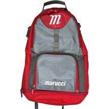 Marucci 2020 F5 Red Grey Bat Pack Baseball Softball 21in Backpack Equipment - $403.95 MXN