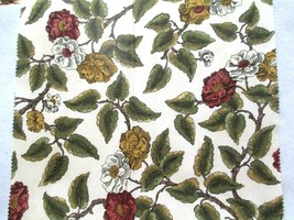 FABRIC Red Rooster &quot;Latticework Floral&quot; NEW Earth Tone Sew Sampler 5 Pcs $4.95 - £3.98 GBP