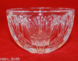 Signed Kosta Clear Cut Small Crystal Glass Bowl 11.5cm 4.5&quot; Wide 7cm 2.75&quot; Tall  - £37.00 GBP