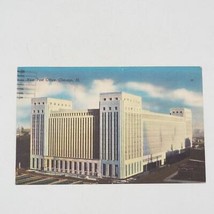 Vintage Cartolina Nuovo Ufficio Postale Chicago Illinois - £28.74 GBP