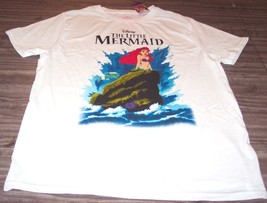 Walt Disney The Little Mermaid Ariel T-Shirt Mens Large New w/ Tag 1990's Style - £15.69 GBP