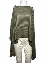 We The Free People XS Womens Oversized Shirt Dolman Sleeves Striped - AC - £16.35 GBP