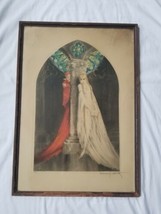 Vintage 1928 Louis Icart Faust colored Etching aquatint Artist Signed limited  - £1,128.84 GBP