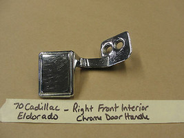 70 Cadillac Eldorado Gm Right Passenger Side Front Interior Chrome Door Handle - £23.34 GBP