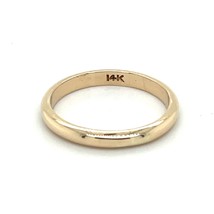 2.3mm Wedding Band Ring REAL Solid 14k Yellow Gold 1.9g Size 5.25 - £165.70 GBP