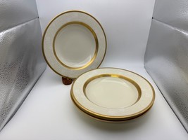 Set of 3 Mikasa Fine China ANTIQUE LACE Rim Soup Bowls - $69.99
