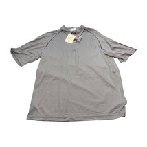 Il Migliore Polo Shirt Men&#39;s Medium Gray Nylon Short Sleeve Quarter Zip ... - $44.50