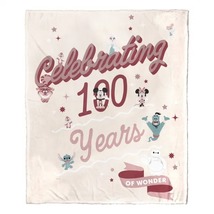 DISNEY 100 - CELEBRATE WONDER Silk Touch Throw Blanket - £45.13 GBP