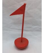 Vintage 1960s Orange Number 1 Flag Toy 3&quot; - $13.89 CAD