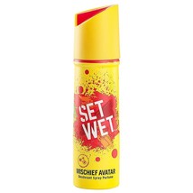 Set Wet Mischief Avatar Deodorant &amp; Body Spray Perfume for Men, 150ml - £14.25 GBP