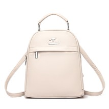 Ladies New Back Pack 2022 Women Leather Backpa High Quality Female Vintage Backp - £37.84 GBP