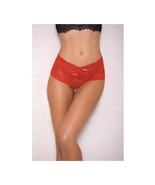 STIMULATING CROTCHLESS PANTIES WITH PLEASURE BEADS RED - £12.56 GBP