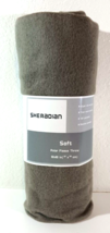 GREY Lightweight FLEECE THROW BLANKET  Gray 50” X 60” for CAR PET SOFA - $7.83