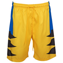 X-Men&#39;s Wolverine Character Costume Board Shorts Yellow - £37.44 GBP