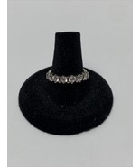 18kt Gold Plated Band Ring Size 6.5 KG Wedding Engagement Estate Jewelry... - $20.20 CAD