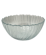 Arcoroc Seabreeze Clear Glass Bowl 5.75&quot;  Swirl &amp; Scalloped Edge Design - $8.99