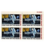U S Stamps - First Man On The Moon,10 Cent stamps, Plate Block - $4.00 CAD