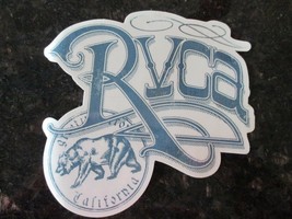 Authentic RVCA Sticker California BEAR Clear background BLUE 5 3/4&quot; x 5 ... - £3.94 GBP