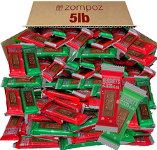 Chocolate Santa Bars, 5 Lb Bulk Christmas Candy, Milk Chocolate Molded S... - £22.23 GBP