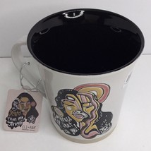 Coffee Mug Show EMBRACE Hand Painted Ceramic by Eli &amp; Ana 17Fl Oz Cap. - £19.33 GBP