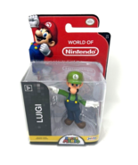 World of Nintendo 2.5 Inch Luigi Figure 1-3 Series Super Mario Jakks New - £10.59 GBP