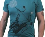 Bench Mens Sea Green Leader Live Concert Studio Soundboard Mixer T-Shirt... - $18.76