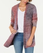 MSRP $79 Style &amp; Co Ombre Open-Front Cardigan Red Size XS - £29.05 GBP