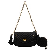 Brand Crossbody Bags Luxury Designer Handbag For Women 2 Pc/Set Embroidery Threa - £28.45 GBP