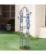 Obelisk Trellis 6-ft Climbing Flower Tomato Cage Vine Plant Metal Garden... - £22.05 GBP