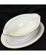 Noritake Tulane Gravy Boat w/ attached underplate - $27.43